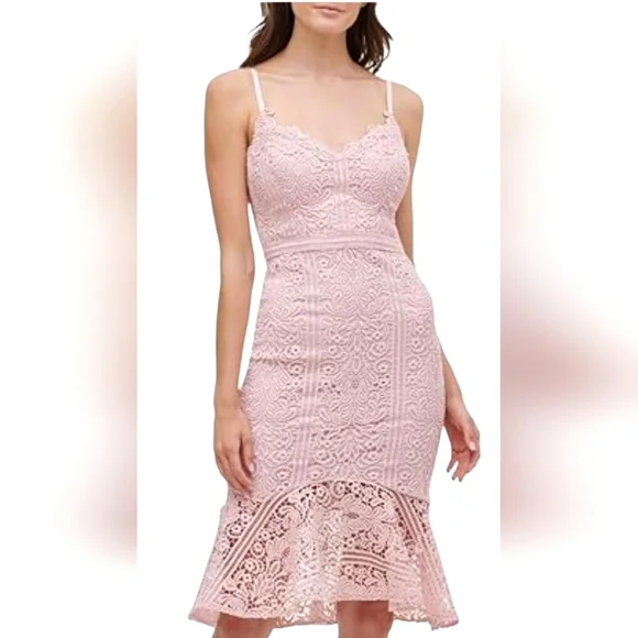guess floral dress with lace Red Floral Guipure Lace Tiered Maxi Dress - All Dresses main image 0